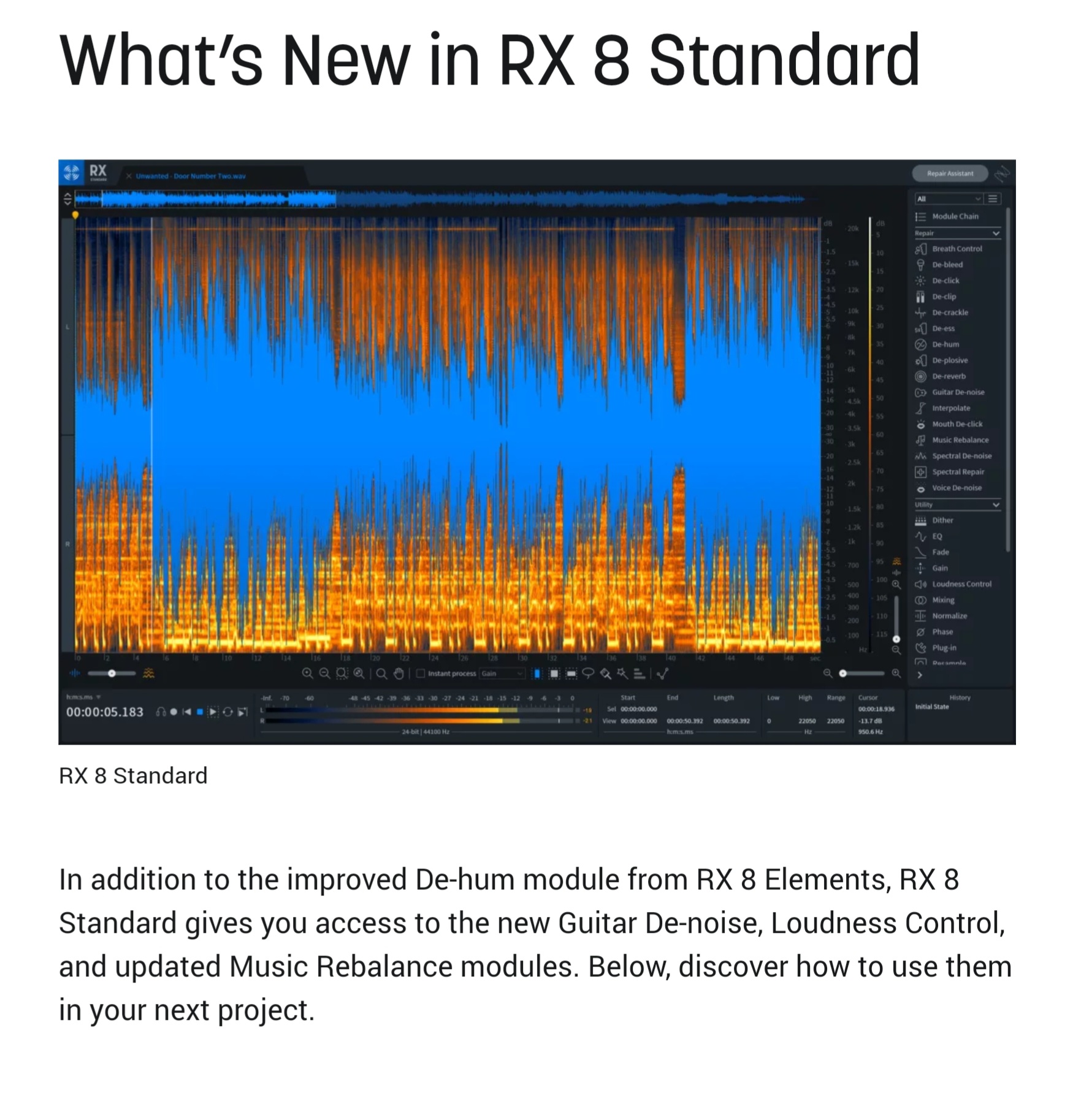 iZotope Rx 8 standard