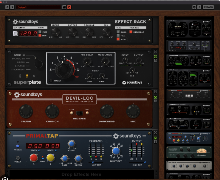 Soundtoys Soundtoys effect rack v5