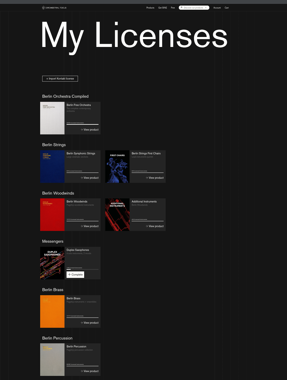 Orchestral Tools Berlin Orchestra Full - Includes 6 collections