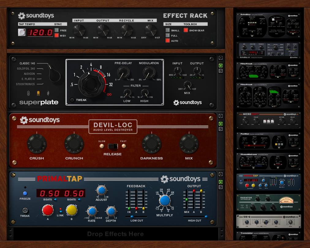 Soundtoys Effect Rack