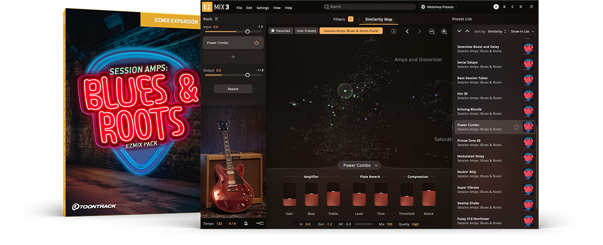 Toontrack EZmix  Pack - Session Amps: Blues & Roots