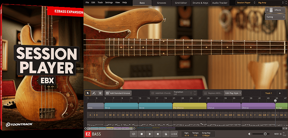 Toontrack One EBX of your choice for  EZbass