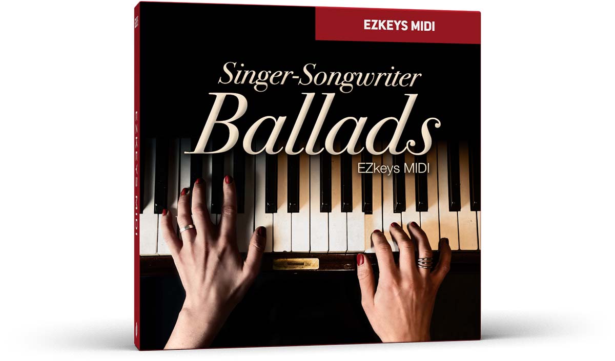 Toontrack EZkeys MIDI Pack - Singer-Songwriter Ballads