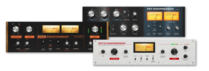Softube Icons: The Compressor Collection
