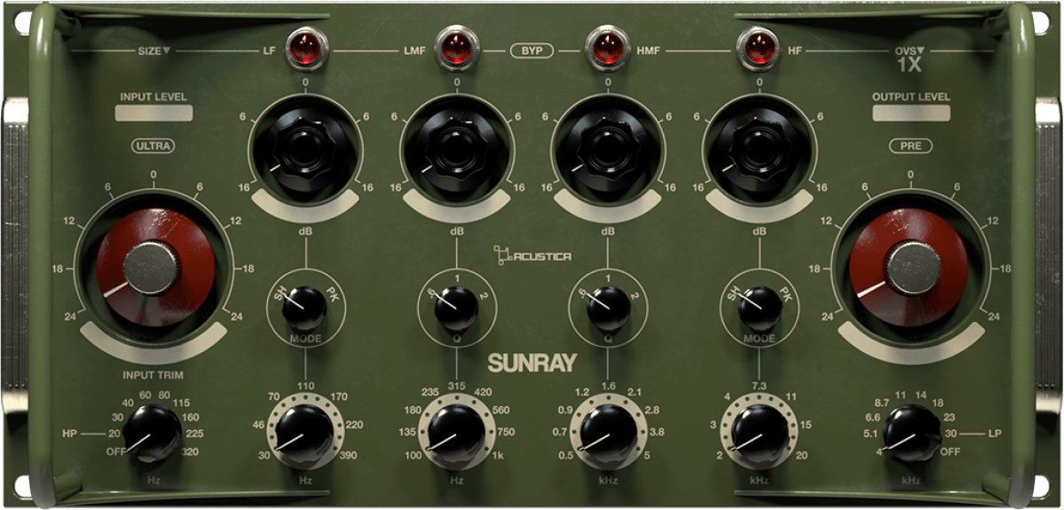 Acustica Audio Sunray (Channel Strip)