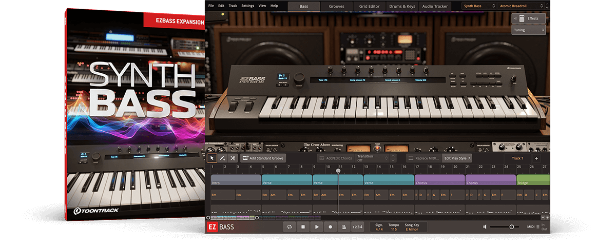 Toontrack EBX EZbass - Synth Bass