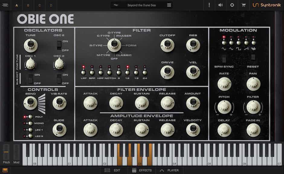 IK Multimedia Obie One for Syntronik 2