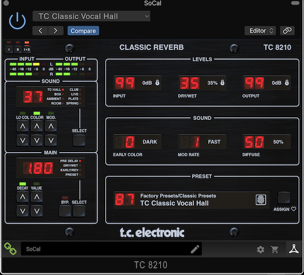 TC Electronic TC8210 Native Reverb