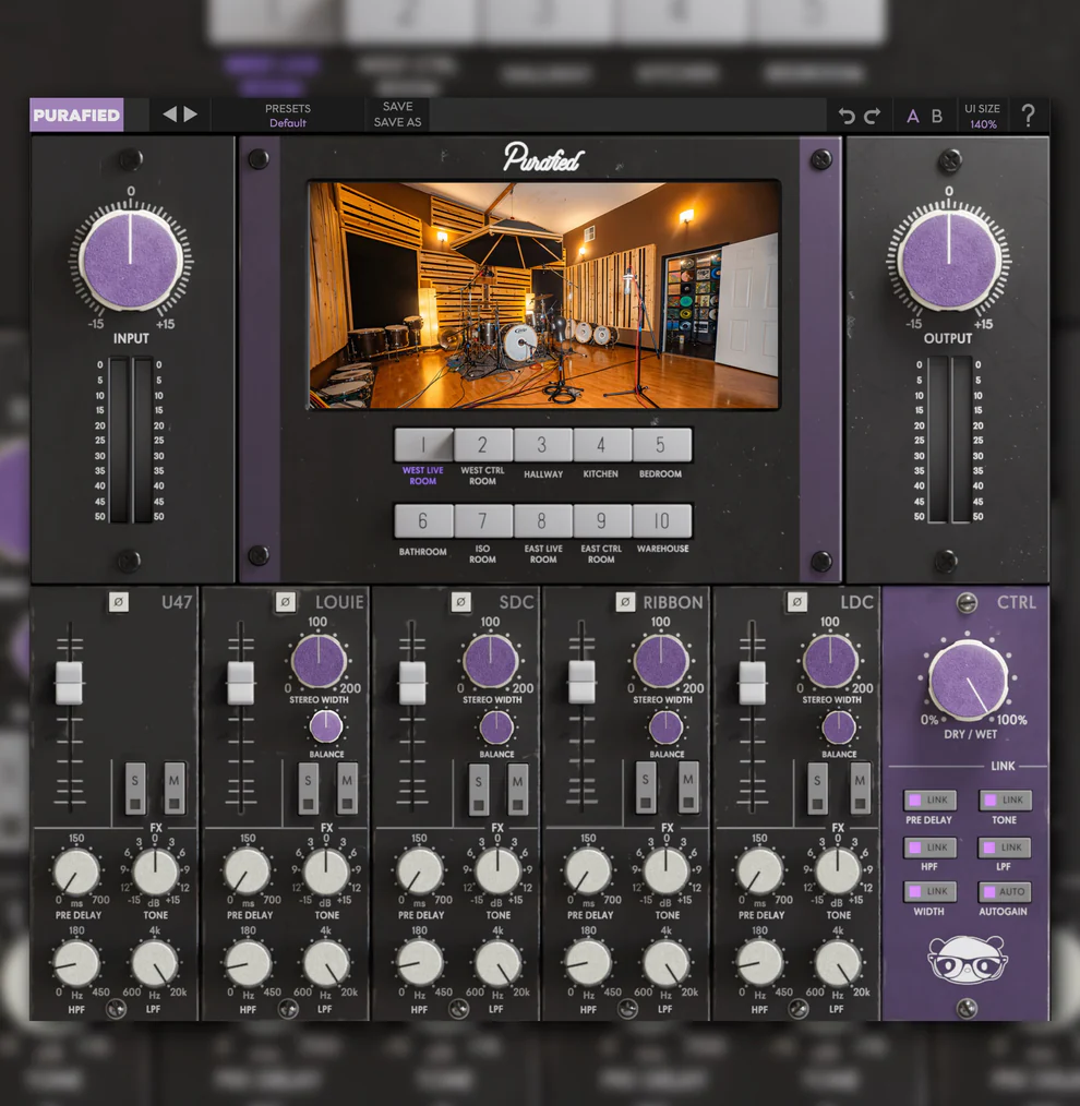 Purafied Audio Panda Rooms