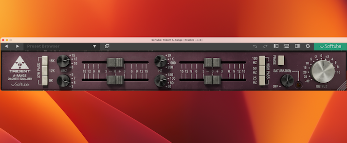 Softube Softube TRIDENT-A-RANGE EQ