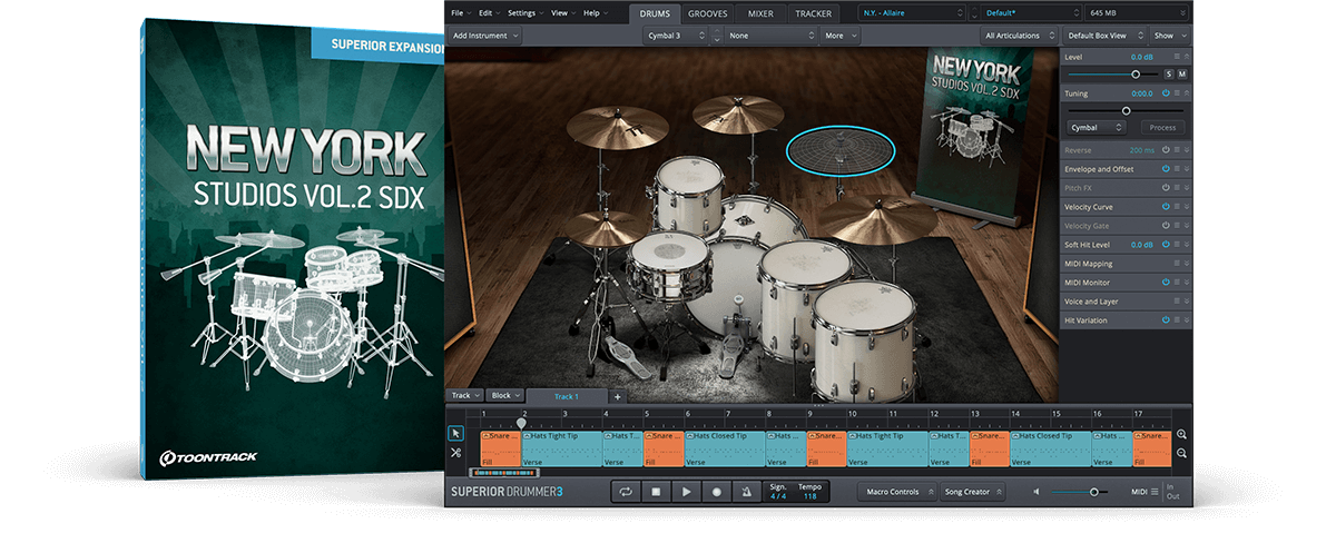 Toontrack New York Studios Vol.2 SDX