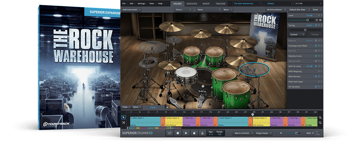 Toontrack The Rock Warehouse SDX