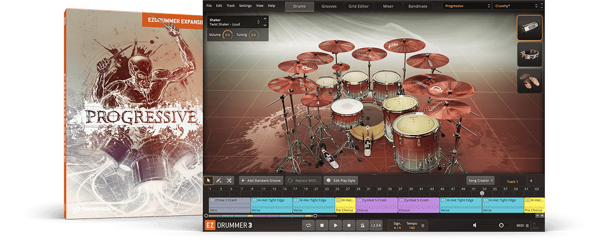 Toontrack Progressive EZX