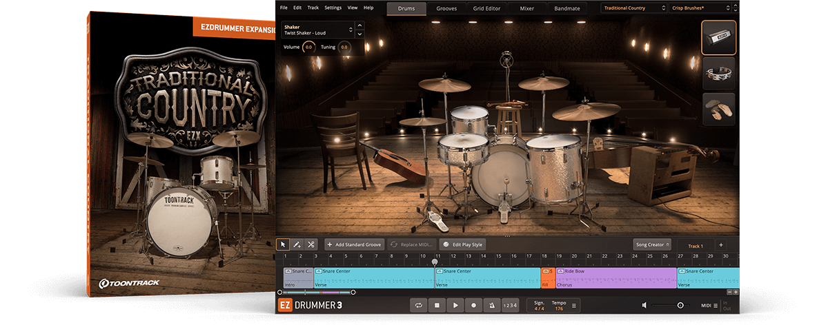 Toontrack Traditional Country EZX