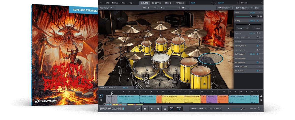 Toontrack Death & Darkness SDX