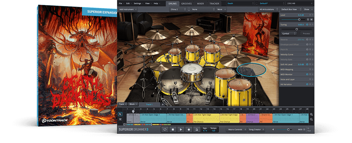 Toontrack Death & Darkness SDX