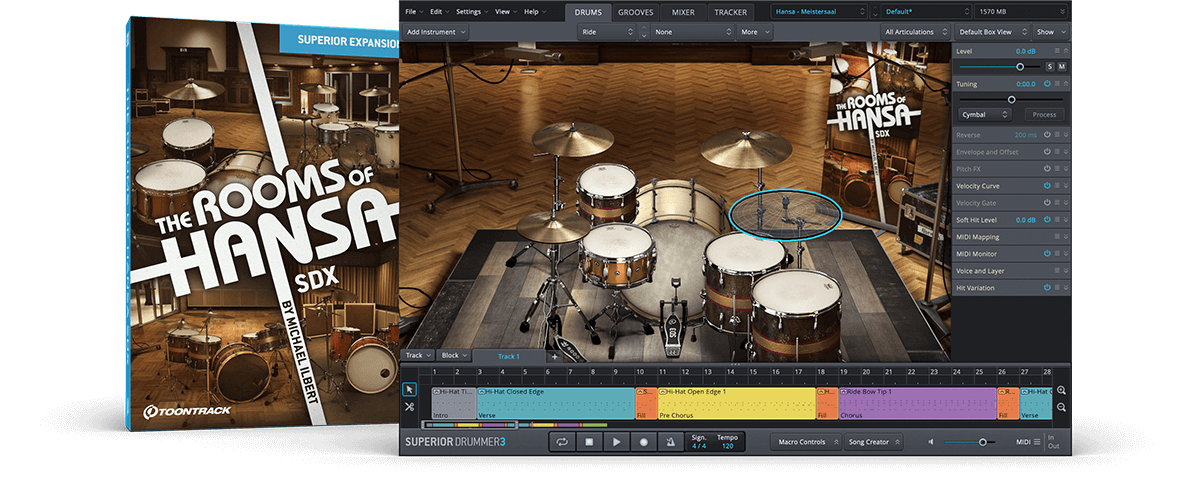 Toontrack The Rooms of Hansa SDX