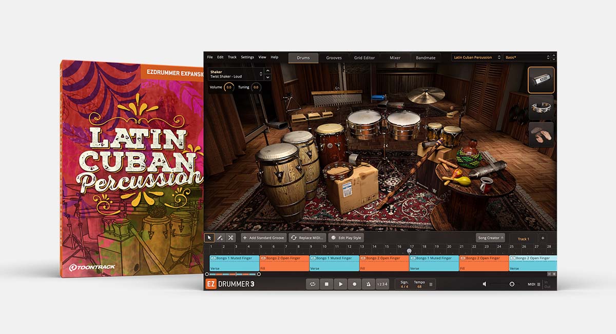 Toontrack EZX Latin Cuban Percussion (Last Version)