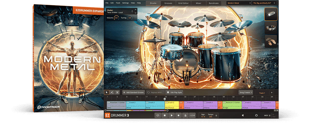 Toontrack Modern Metal EZX