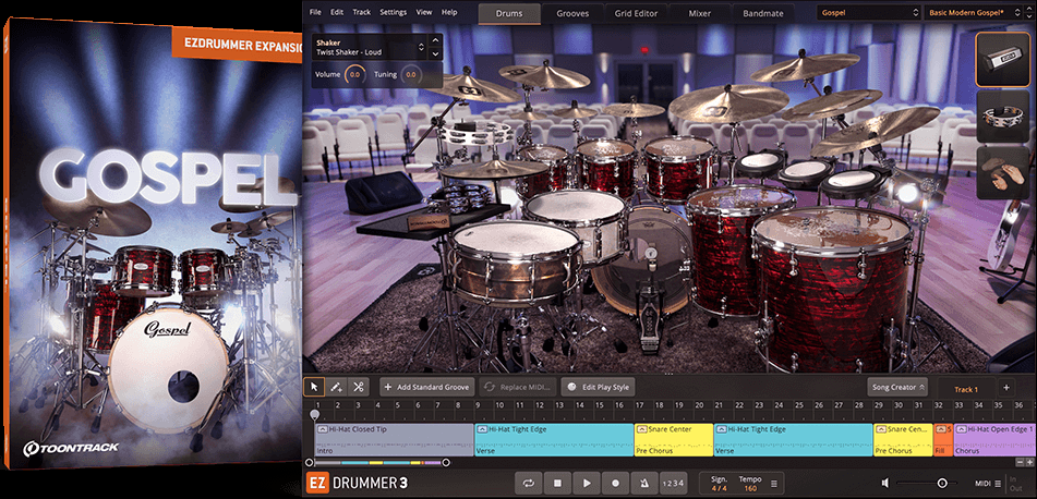 Toontrack EZX Gospel for EZdrummer 3