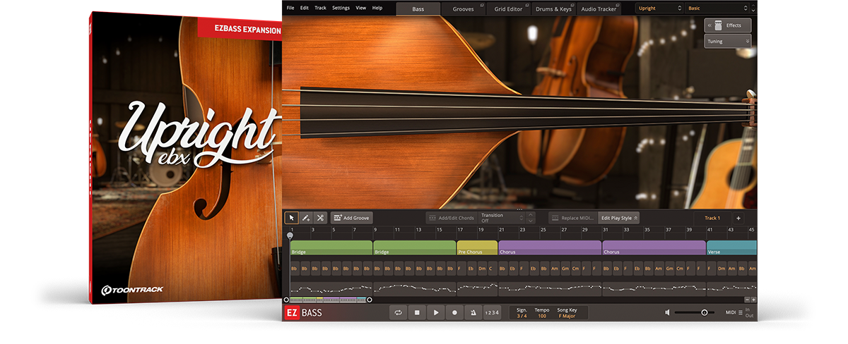 Toontrack EBX - Upright - EZbass Expansion