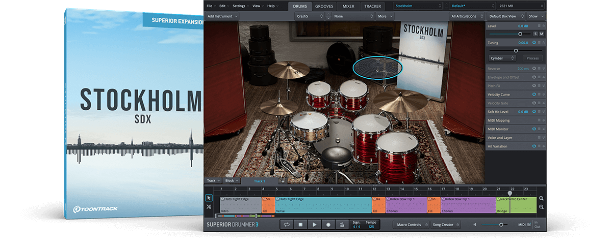 Toontrack Stockholm SDX