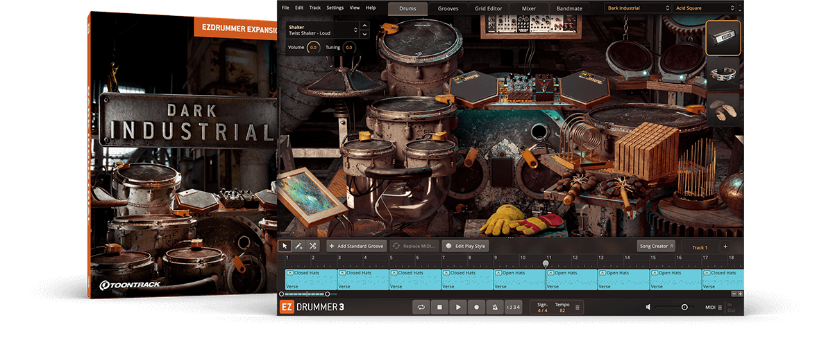 Toontrack Dark Industrial EZX