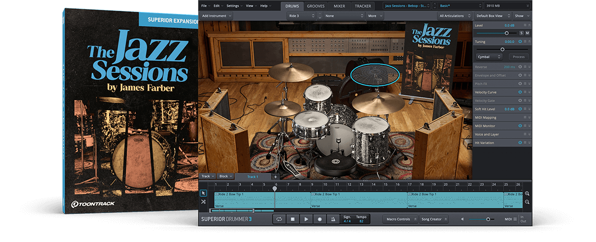 Toontrack SDX- The Jazz Sessions for Superior Drummer  3