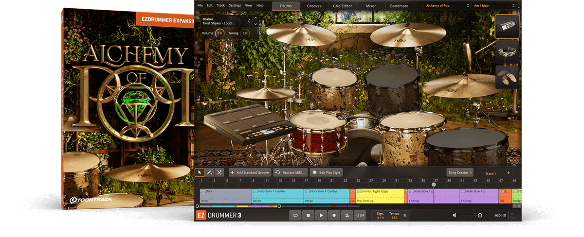 Toontrack Alchemy of Pop EZX - for EZdrummer   3