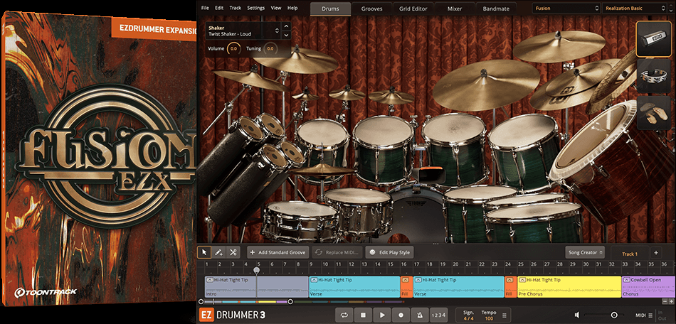 Toontrack Fusion EZX - for EZdrummer    3