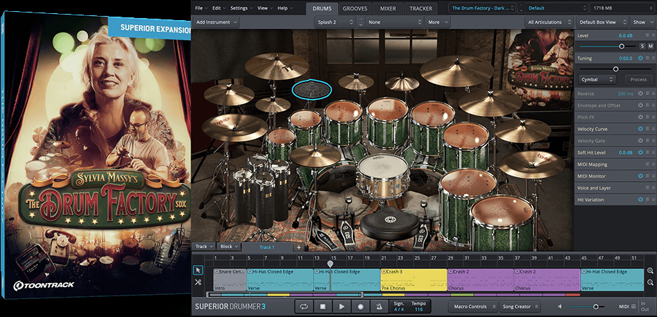 Toontrack One SDX for Superior     Drummer 3 - free choice
