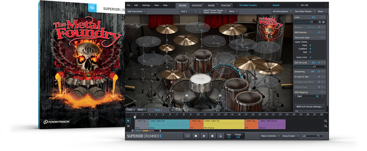 Toontrack SDX  - Metal  Foundry