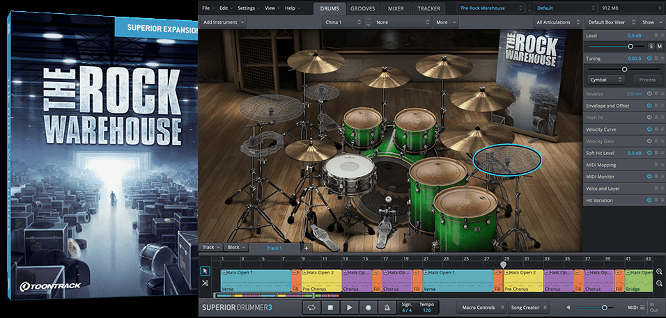 Toontrack The Rock Warehouse SDX