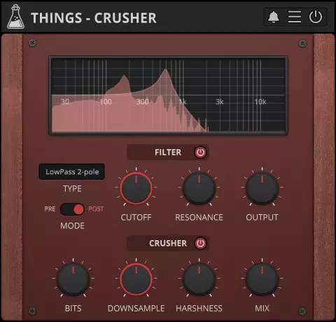 AudioThing Things - Crusher (Filter & Bit Crusher)