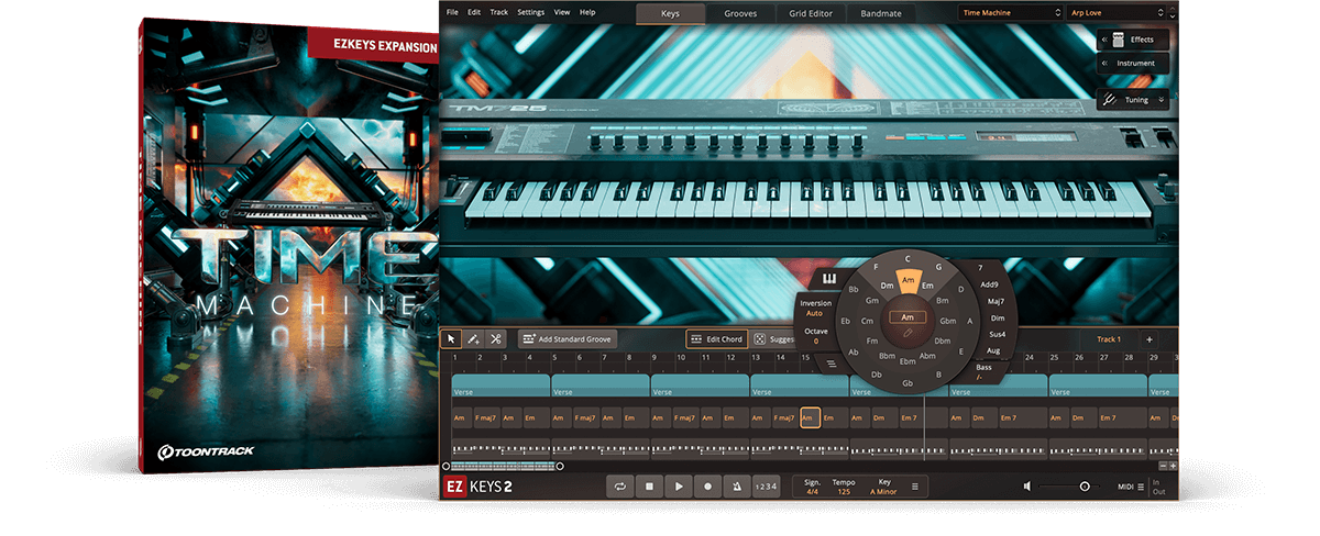 Toontrack EKX EZkeys - Time Machine