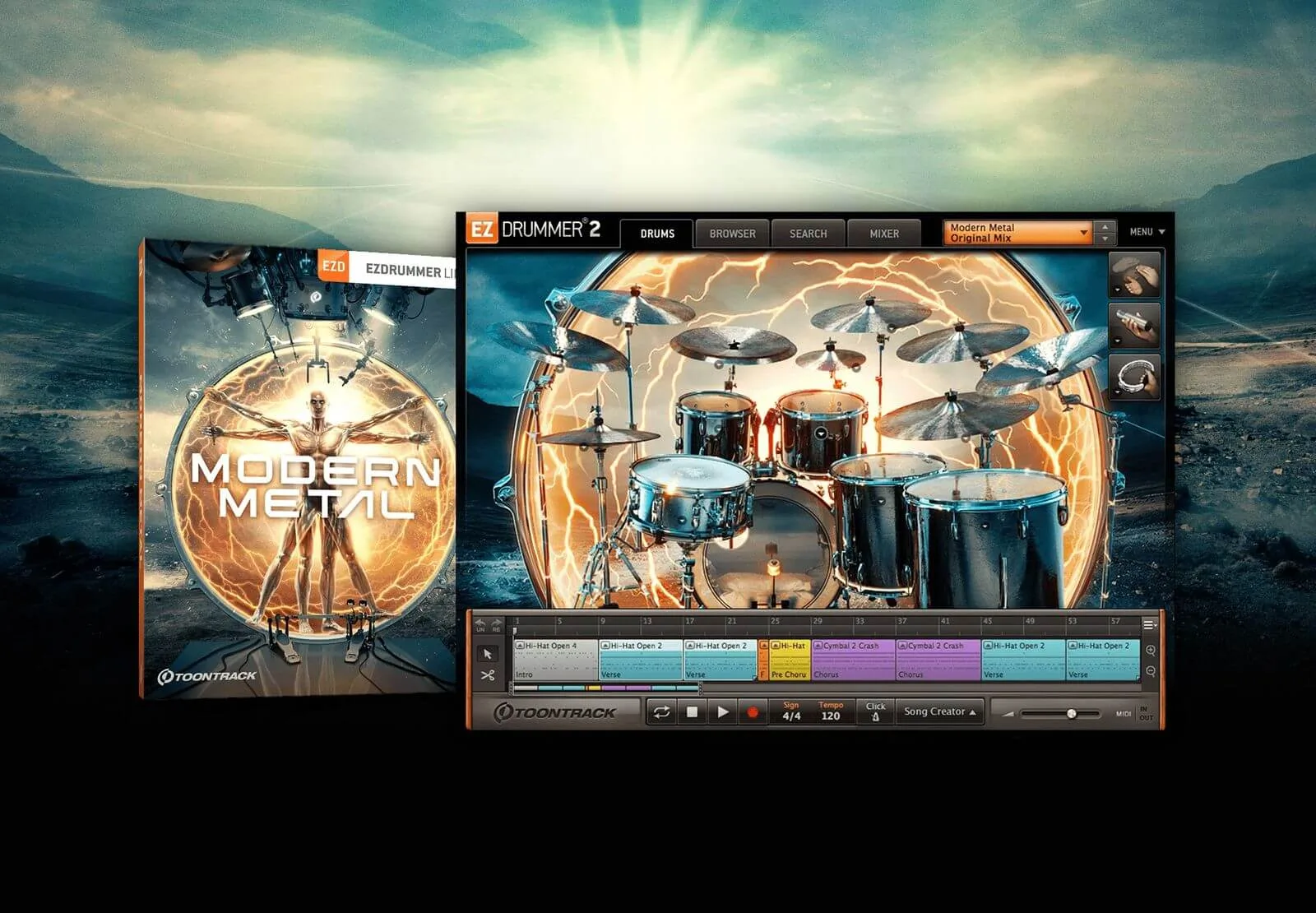 Toontrack EZX Modern Metal
