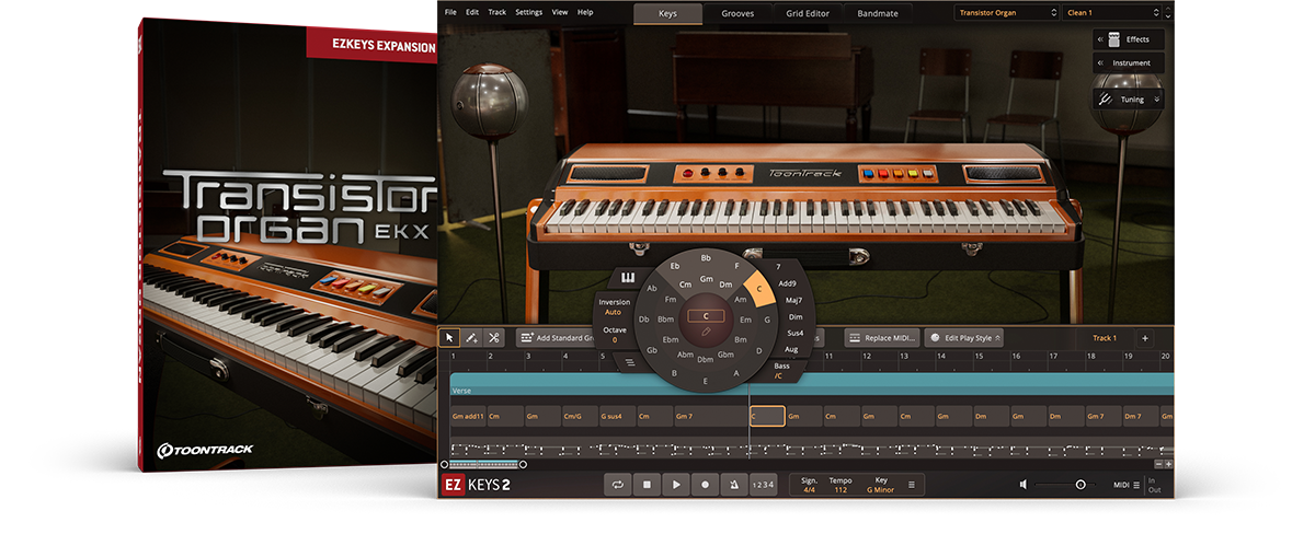 Toontrack EKX - Transistor Organ | EZkeys Expansion
