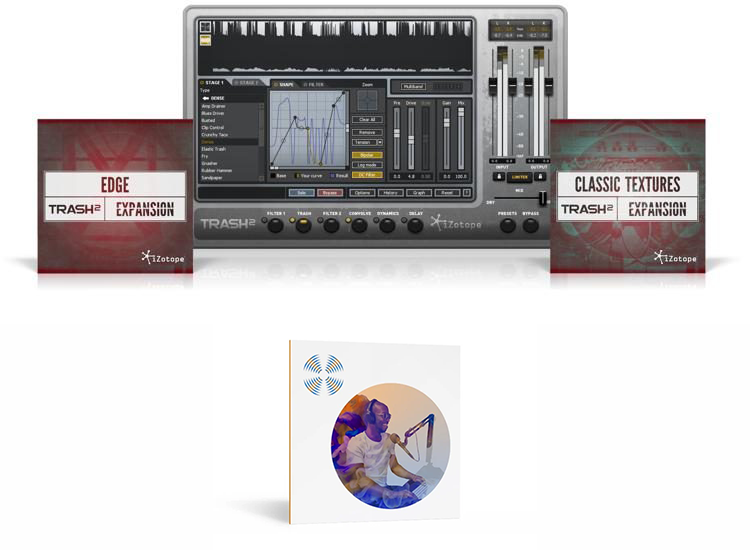 iZotope Trash 2 (With Two Expansion Packs) + RX 8 Elements