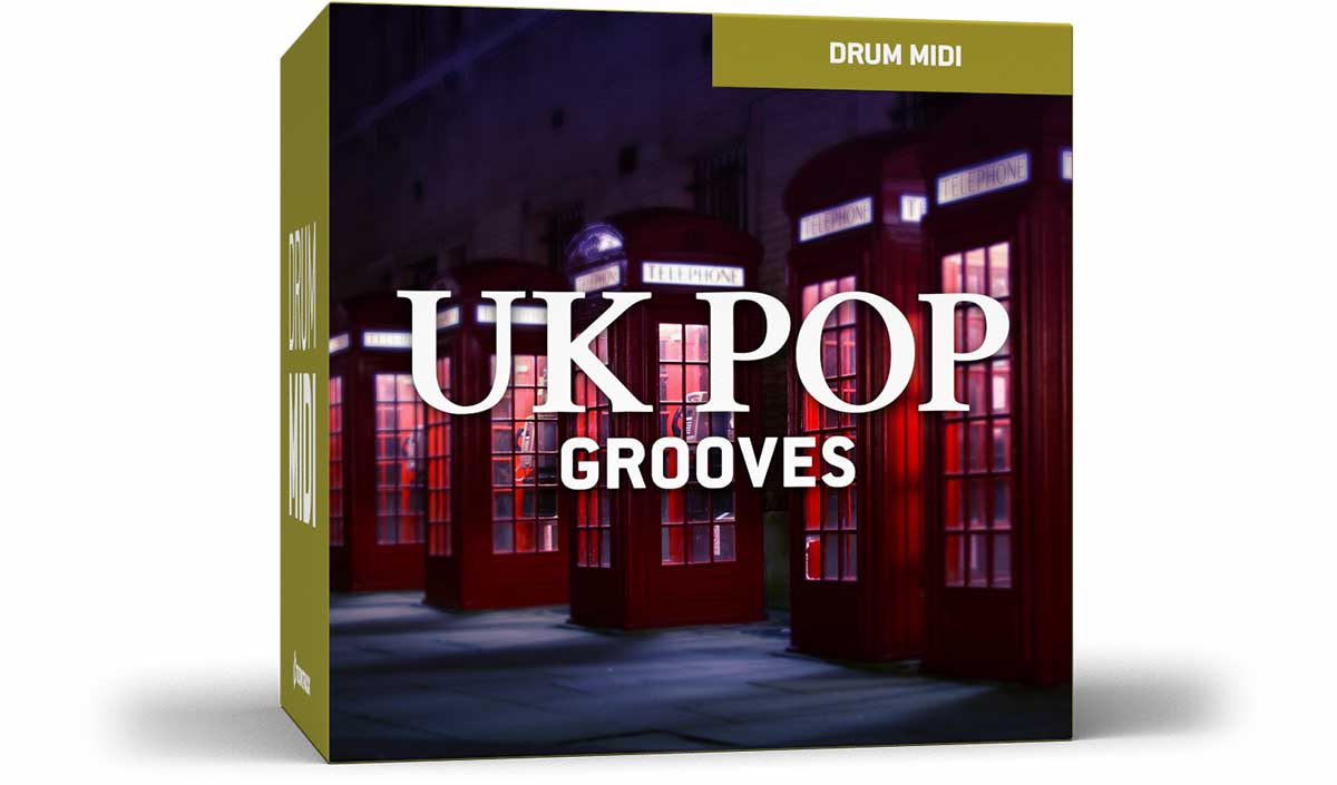 Toontrack Drums MIDI Pack - UK Pop Grooves