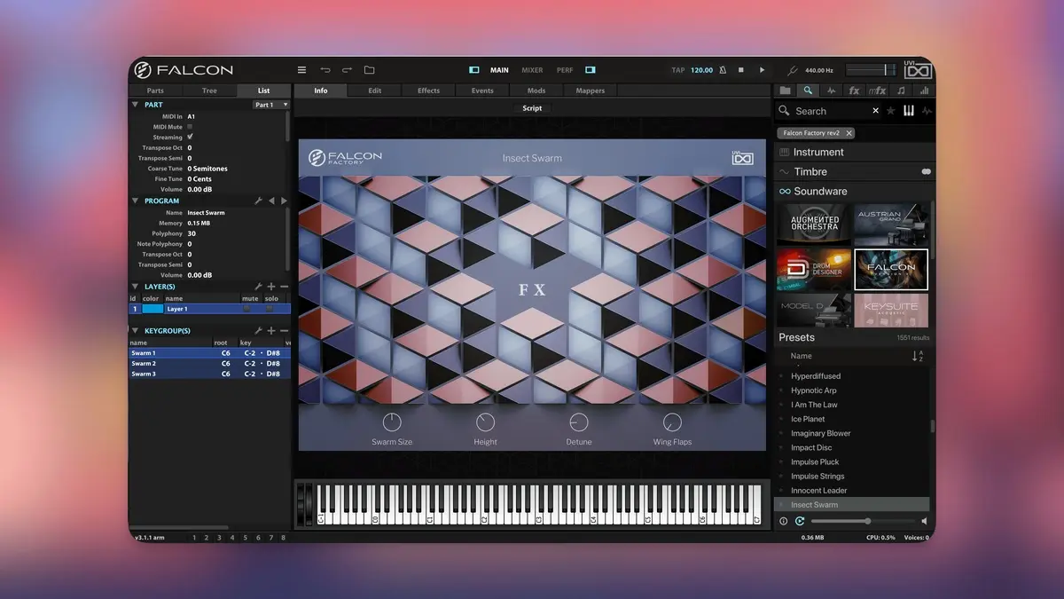 UVI UVI Falcon 3 + Savage & Devinity Expansions