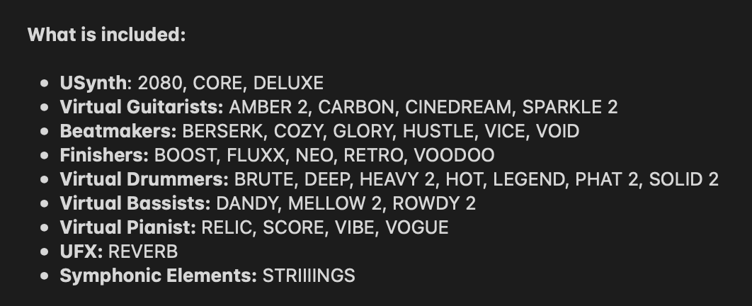 Ujam UJAM Software Bundle (34 Plugins)