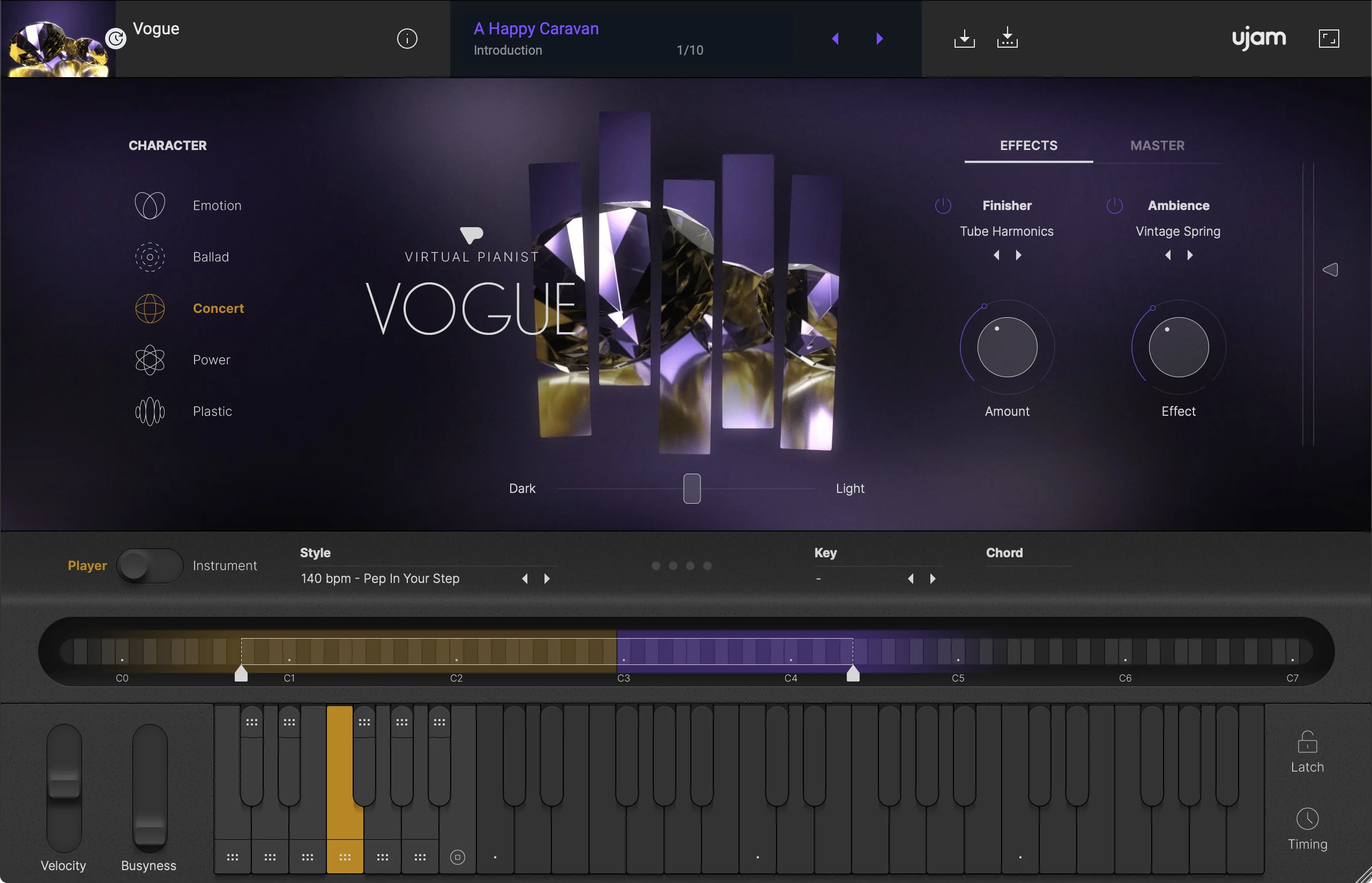 Ujam Virtual Pianist: VOGUE