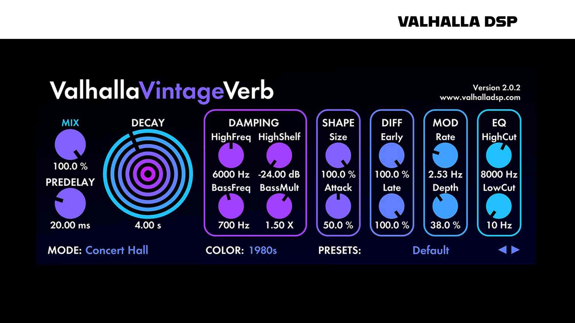 valhalla VintageVerb