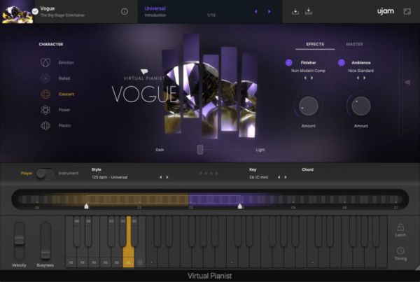 Ujam Virtual Pianist Vogue