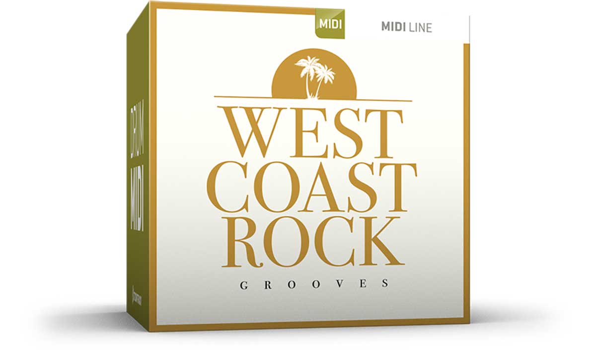 Toontrack Drum MIDI Pack - West Coast Rock Grooves