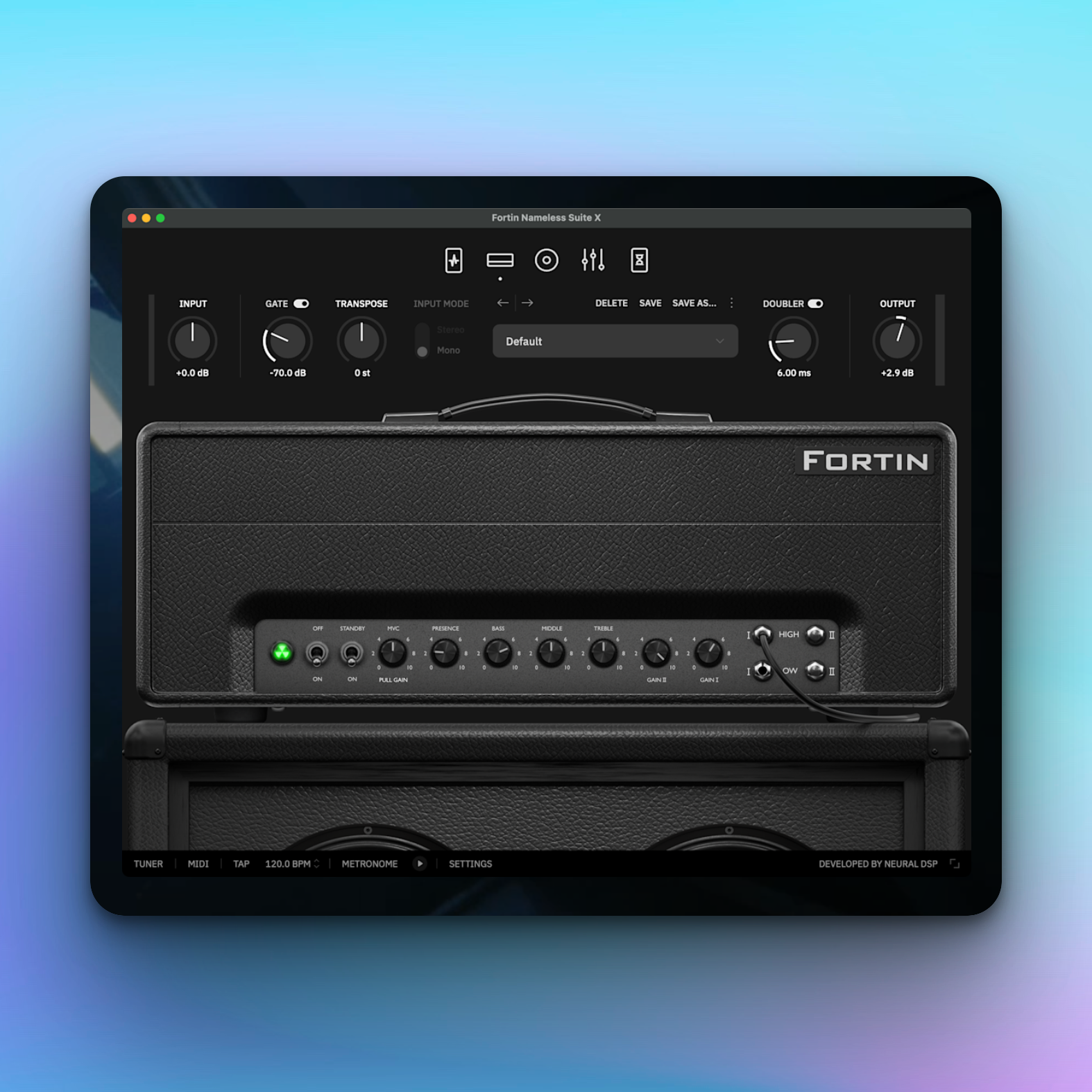 Neural DSP Fortin Nameless Suite X