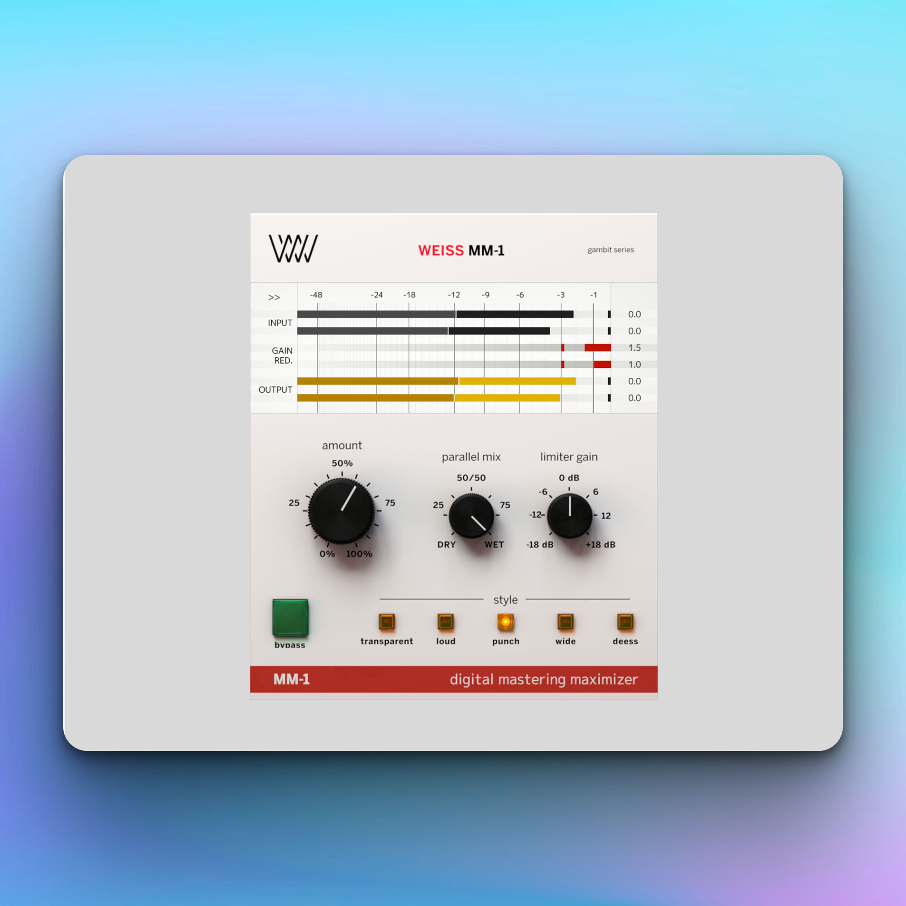 Softube Weiss MM-1 Mastering Maximizer