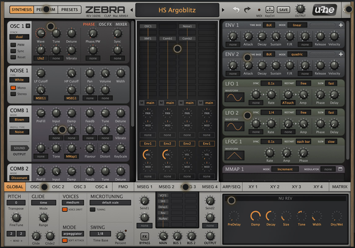 u-he Zebra Legacy + Dark Zebra