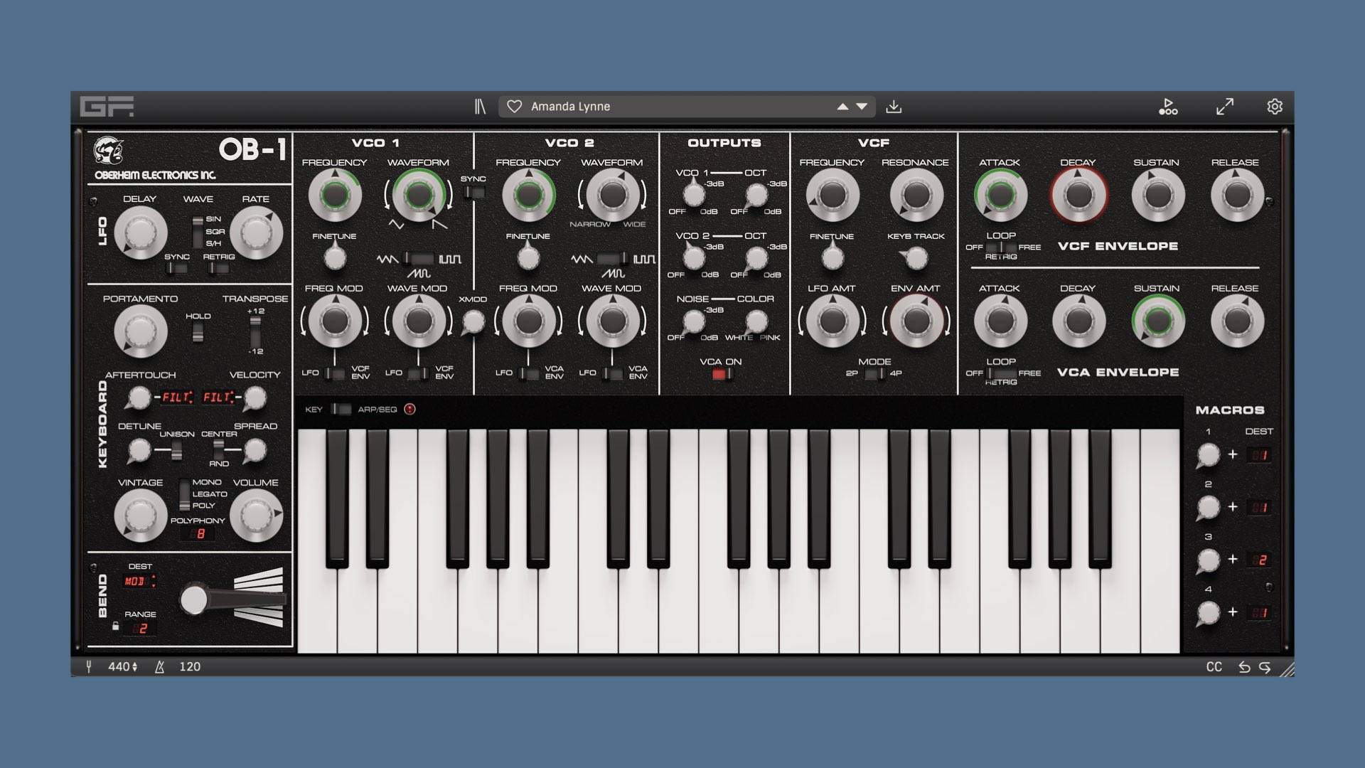 GForce Oberheim OB-1