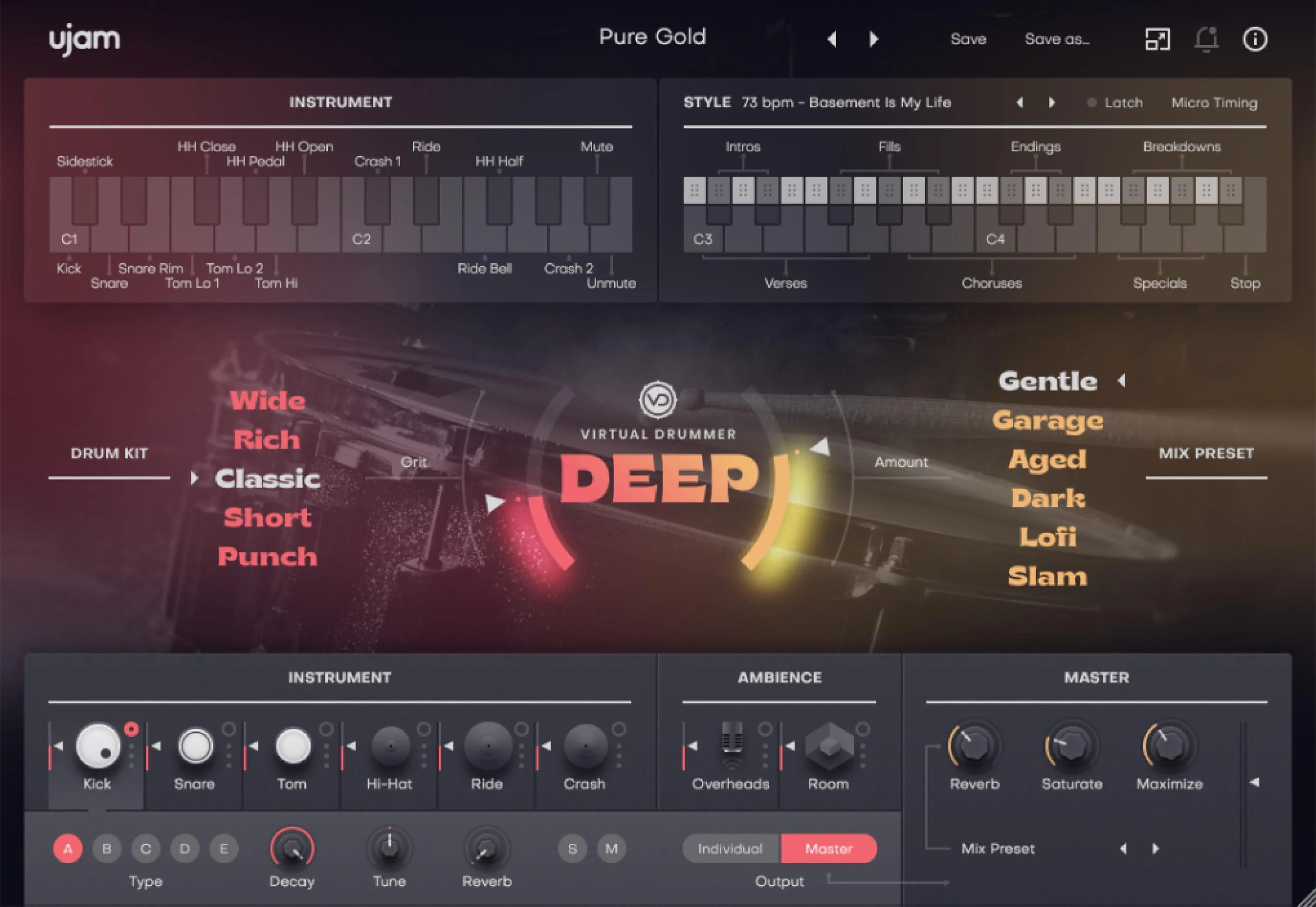Ujam Virtual Drummer: DEEP